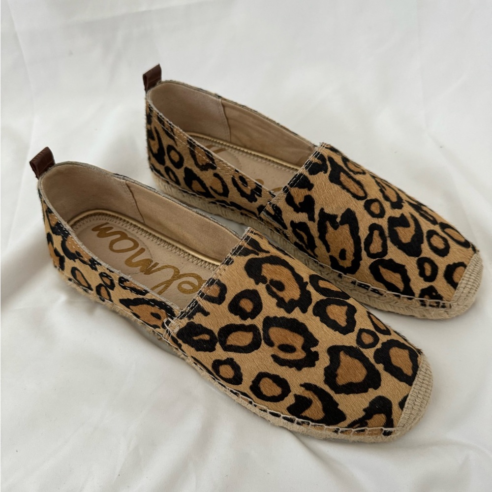 Sam Edelman leopard espadrille size 10